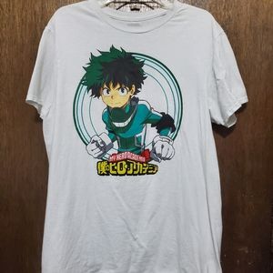 My Hero Academia - Midoriya T-Shirt, Brand: Funimation Studios, Size M, White